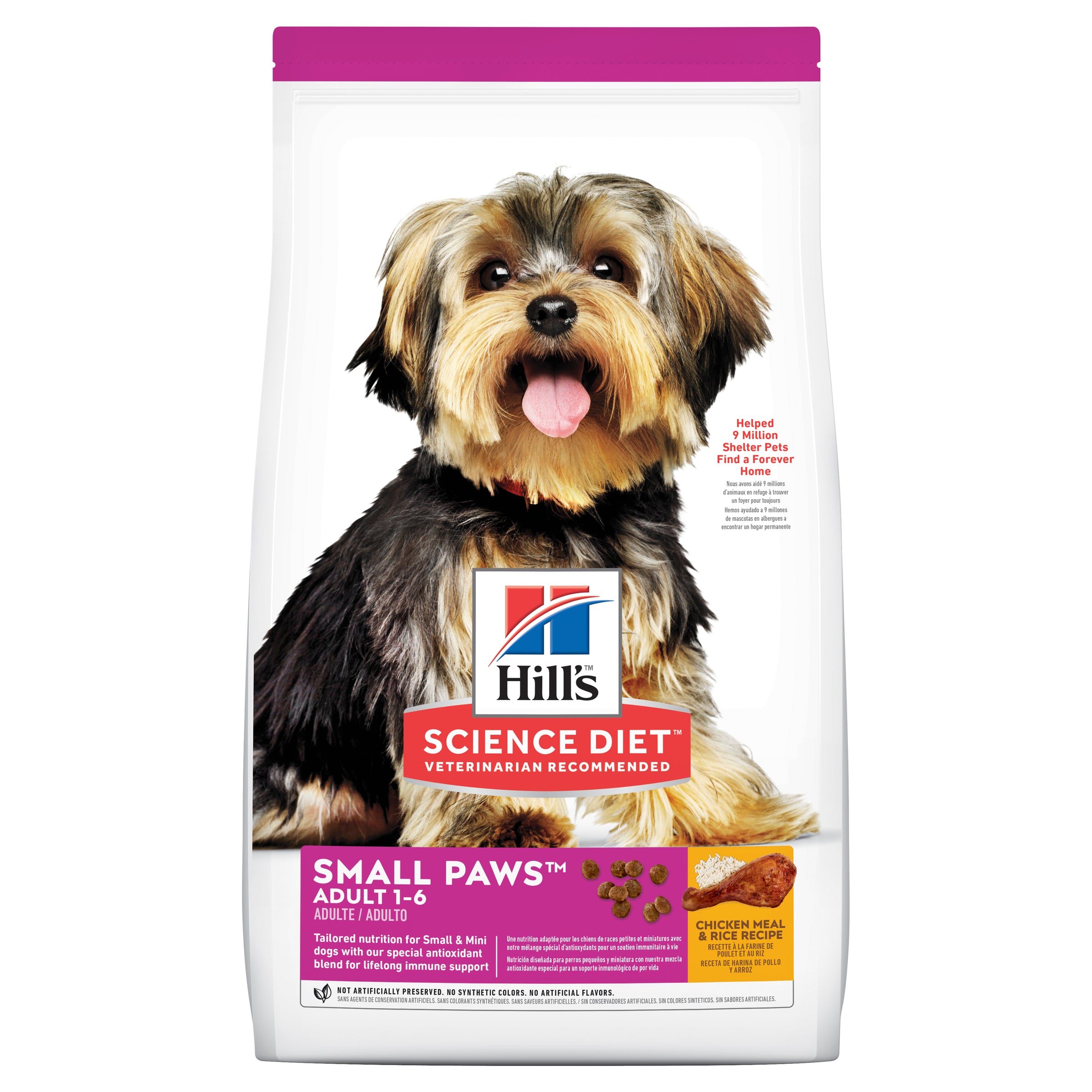 Hills Science Diet Small Paws Adult 1-6 Chicken 1.5-7.03kg