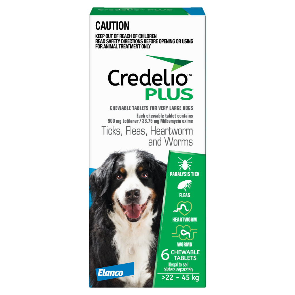 Credelio Plus Chewable Tablets For X-Large Dog 22-45kg
