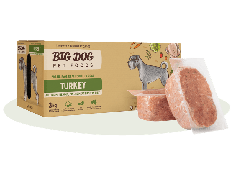 Big Dog BARF Turkey 3kg