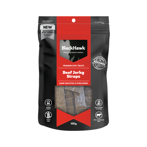 Black Hawk Beef Jerky Straps 100g