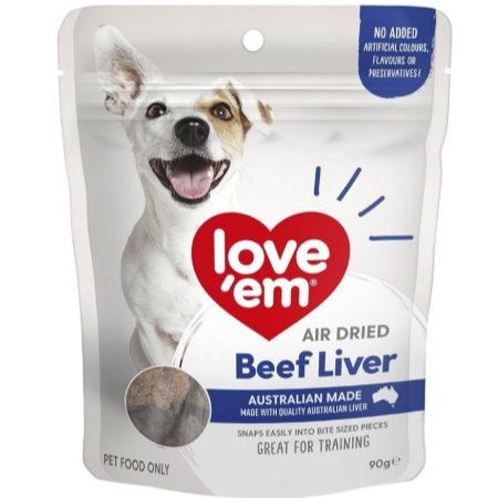 Love Em Beef Liver 90g