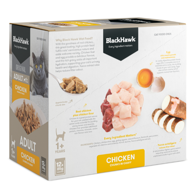Black Hawk Cat Chicken Pouches