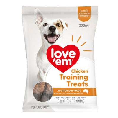Love Em Chicken Training Treat 200g