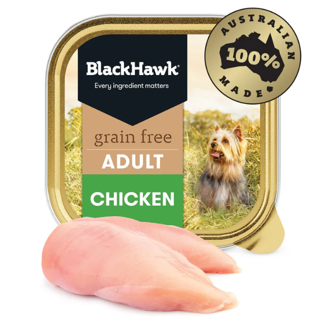 Black Hawk Dog Grain Free Chicken Trays