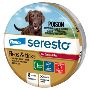 Seresto Flea & Tick Collar for Dogs over 8kg