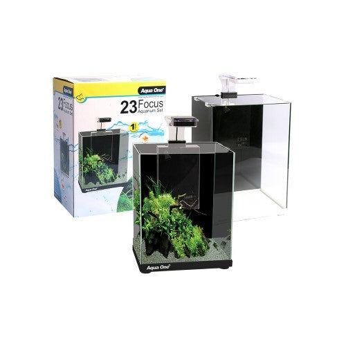 Aqua One Focus Aquarium 23L Black