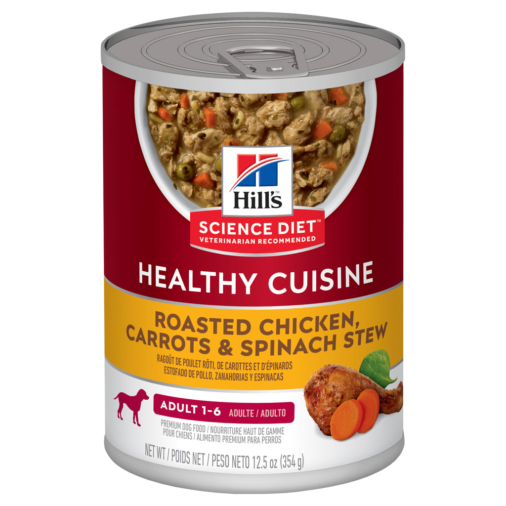 Hills Science Diet Adult Healthy Cuisine Chicken & Carrot Stew Can