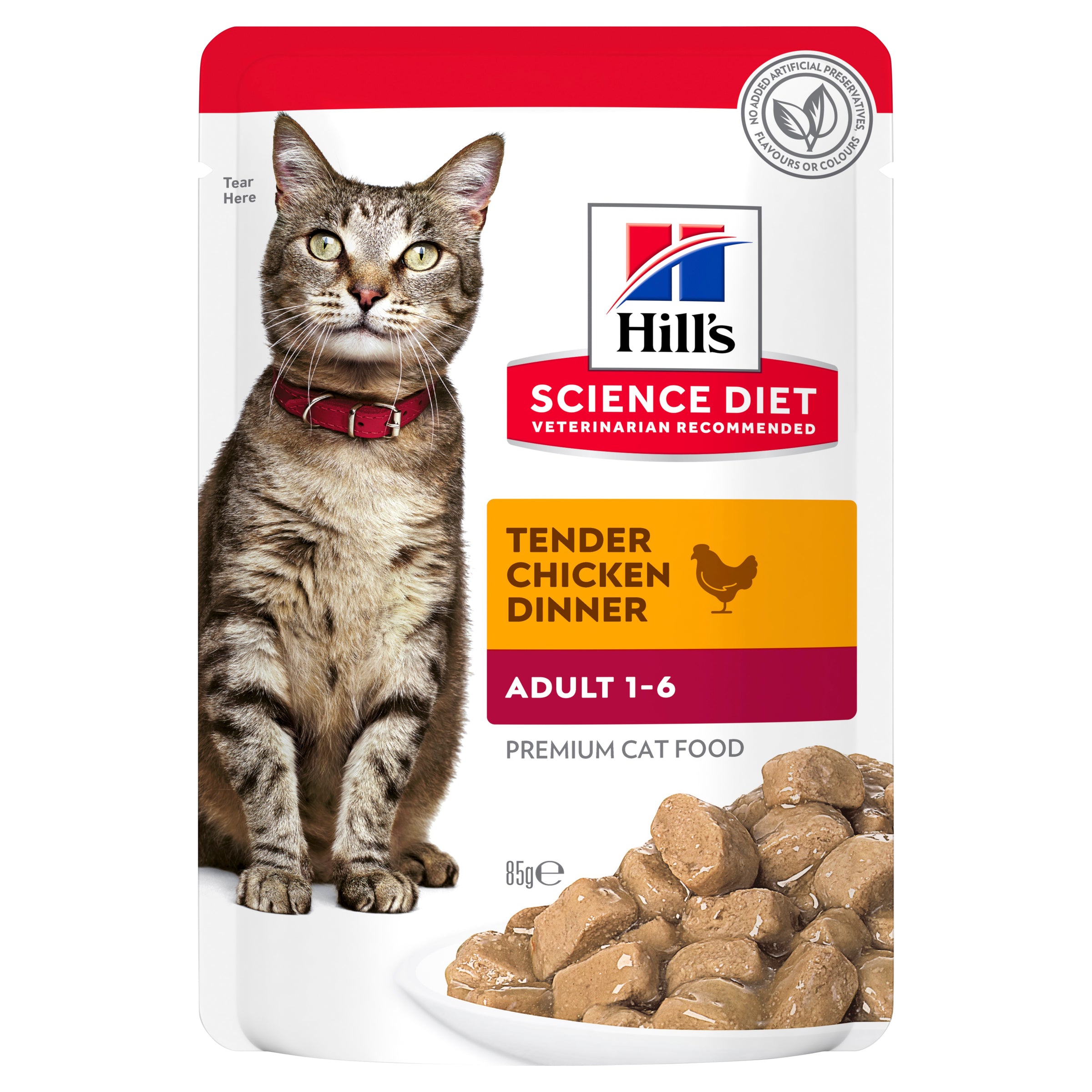 Hills Science Diet Feline Optimal Care Chicken Pouch 85g