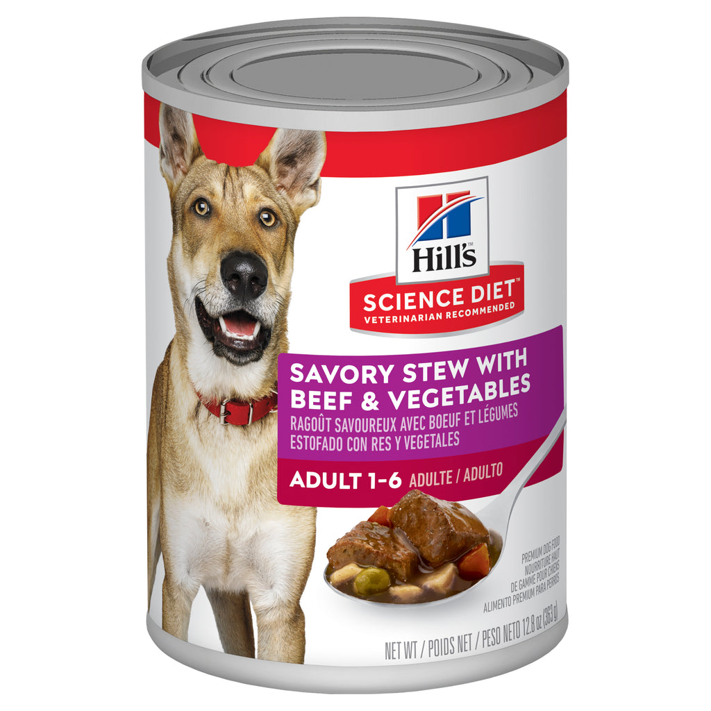 Hills Science Diet Adult Savoury Stew Beef & Vegtable