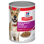 Hills Science Diet Adult Beef and Barley Cans