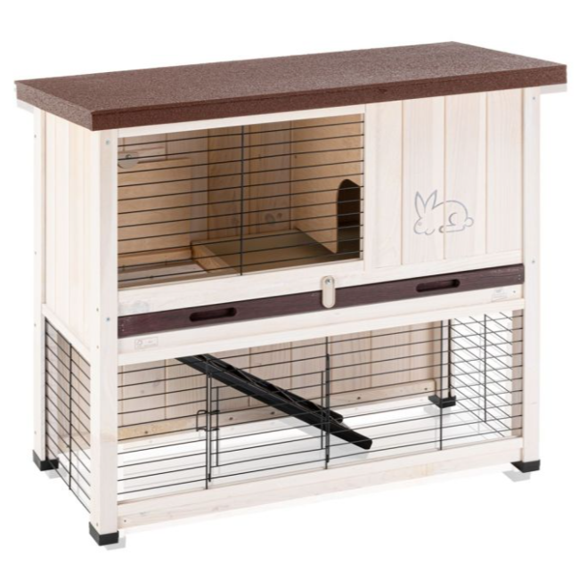 Ferplast RANCH Deluxe Timber Small Animal Villa Large 91 x 46 x 80cm