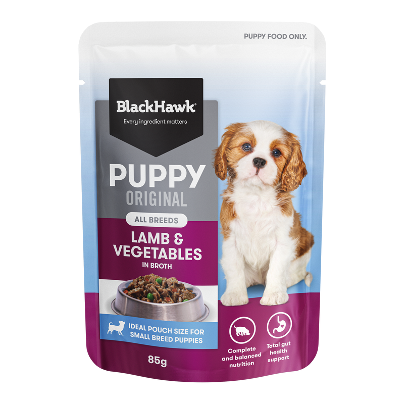 Black Hawk Puppy Small Breed Lamb & Veg Pouches