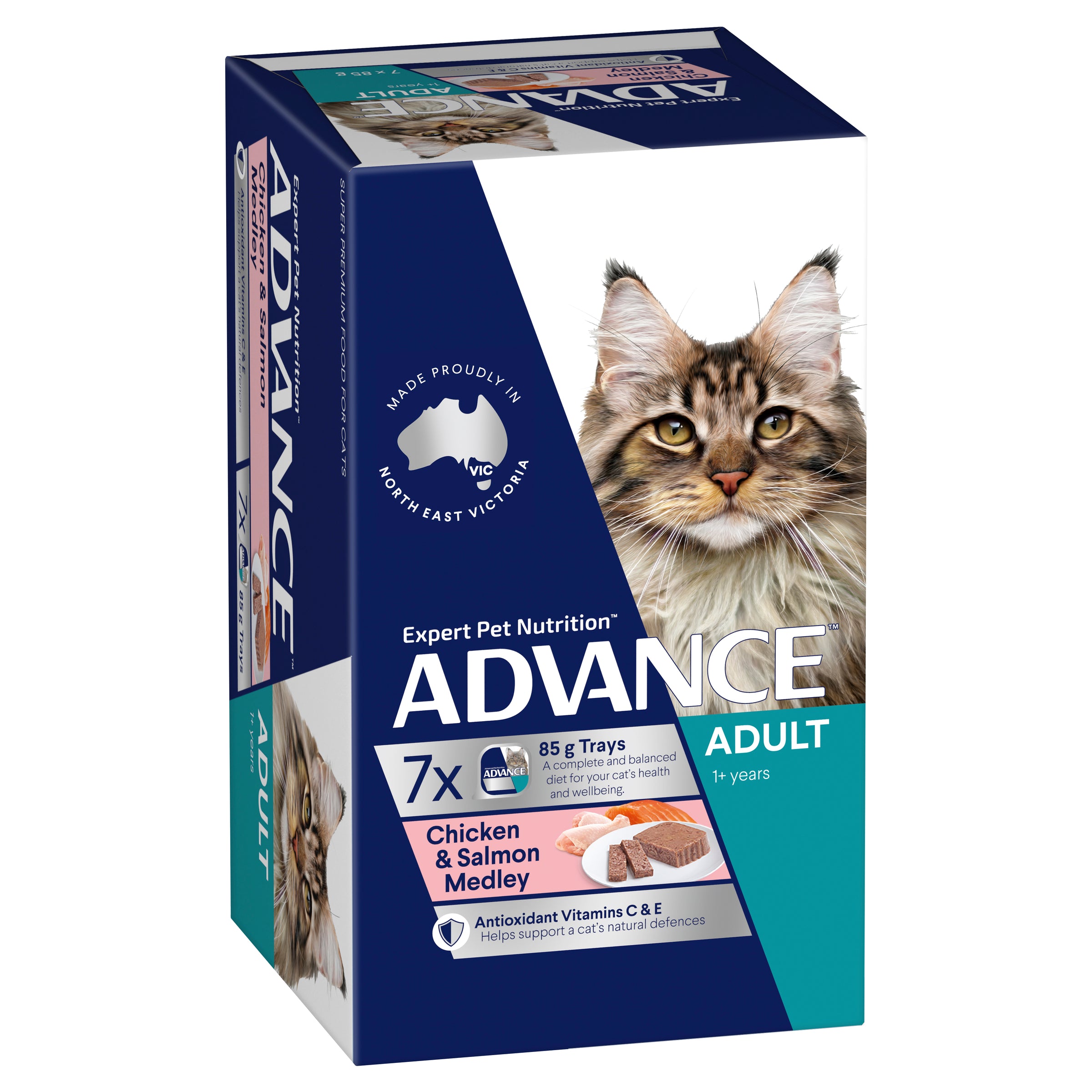 Advance Cat Chick and Salmon Medley 85g