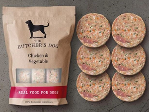 The Butchers Dog Chicken & Vegetables 6 x 250g Discs