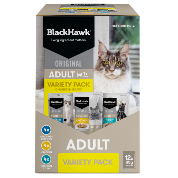 Black Hawk Cat Variety Pouches Pack