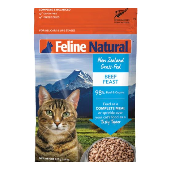 Feline Natural Beef Feast Freeze-Dried 320g