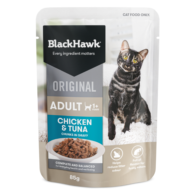 Black Hawk Cat Chicken & Tuna Pouches