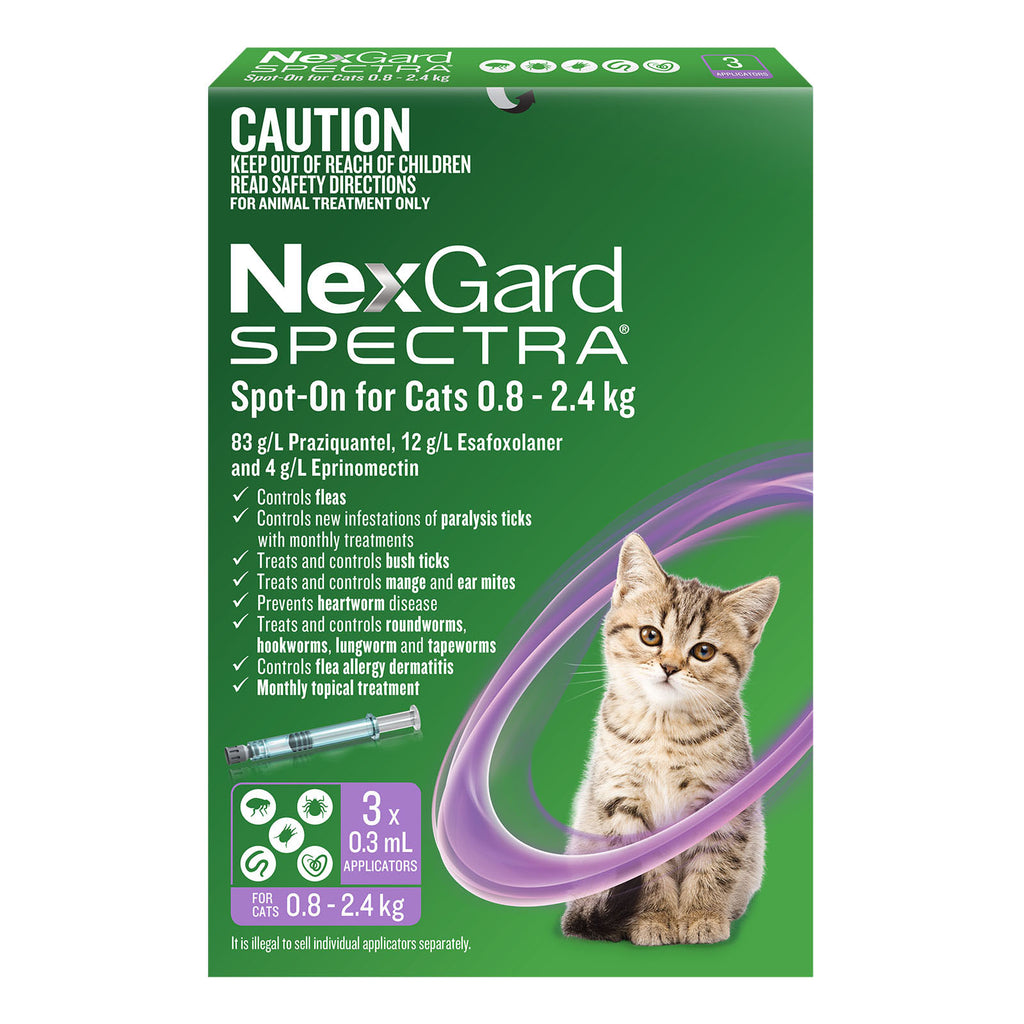 Nexgard Spectra Flea, Tick & Worm Spot-On for Small Cats