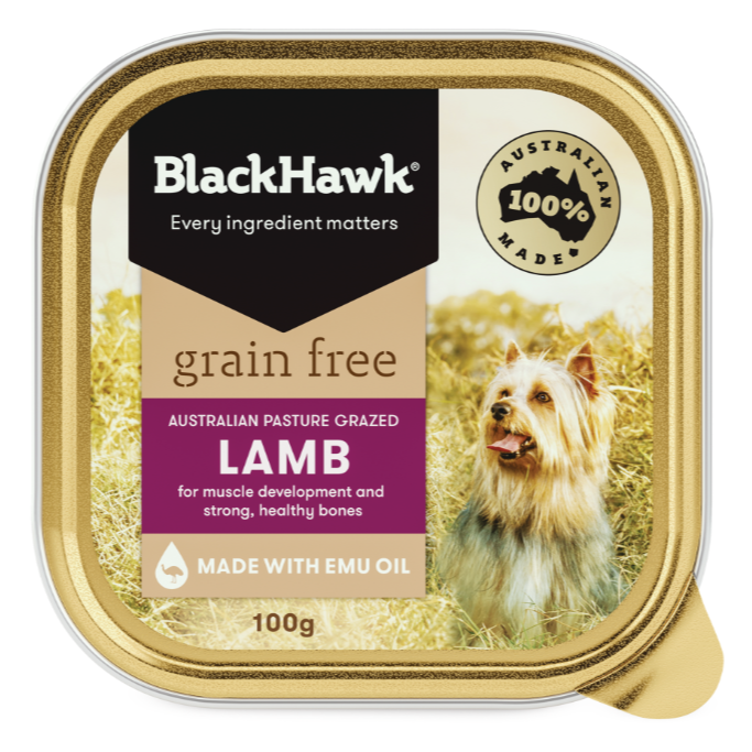 Black Hawk Dog Grain Free Lamb Trays