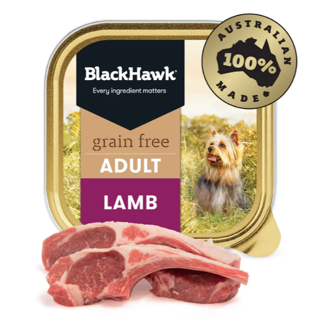 Black Hawk Dog Grain Free Lamb Trays