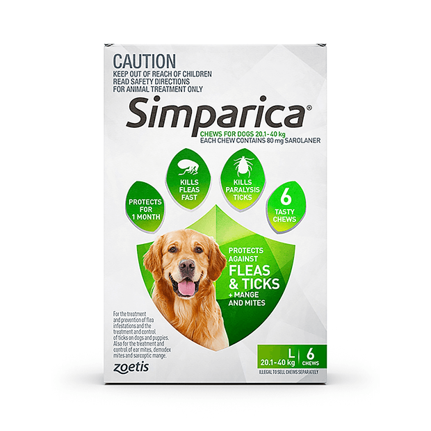 Simparica 20.1-40kg 6pk