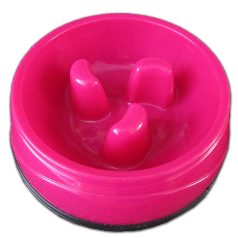 Gutzy Slow Feed Bowl Pink