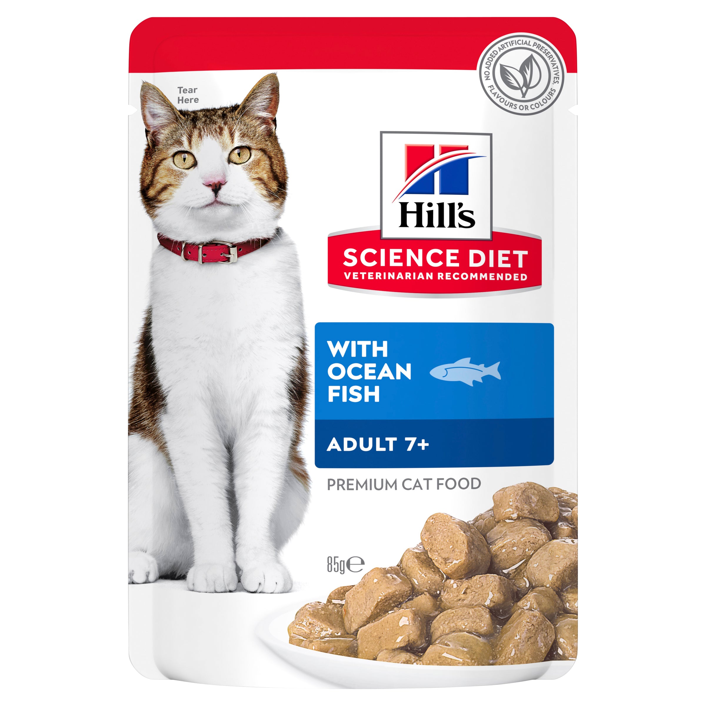 Hills Science Diet Cat 7+ Pouches Fish 85g
