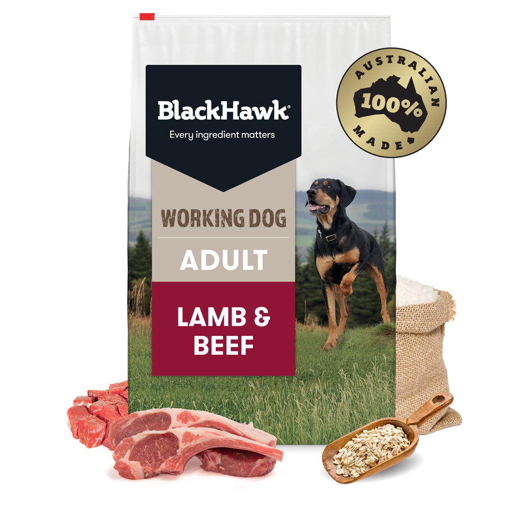 Black Hawk Working Dog Lamb & Beef