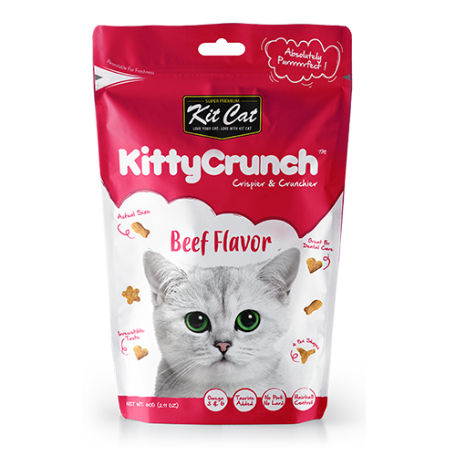 Kit Cat Kitty Crunch Treat Beef 60g