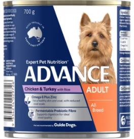 Advance All Breed Chicken & Turkey with Rice 700g