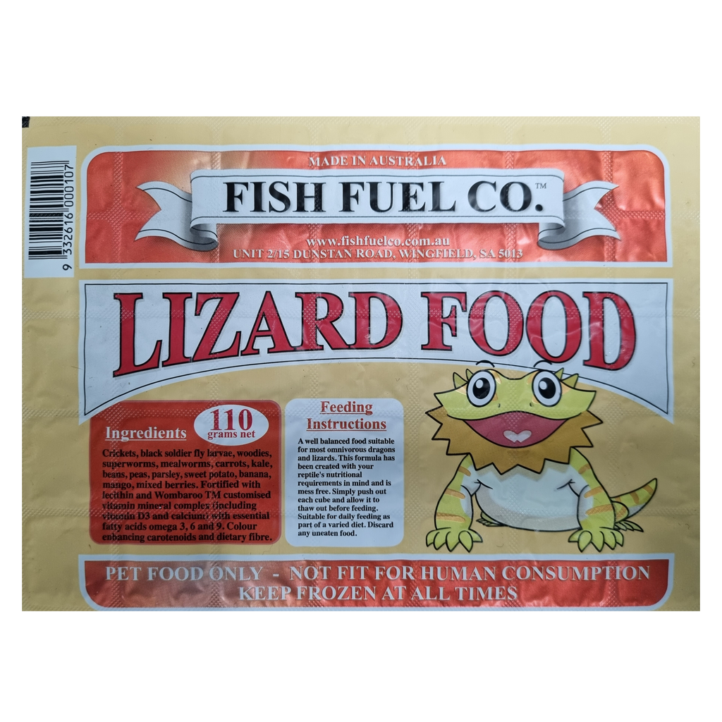 Fish Fuel Lizard Food 110g Tails Pet Centre