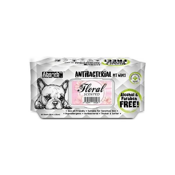 Kit Cat Absorb Plus Floral Scented Pet Wipes