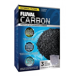 Fluval Carbon Pouches 3x100g