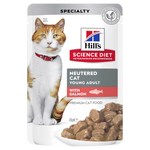 Hills Science Diet Feline Neutered Salmon Pouch 85g