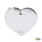 My Family Pet Tag Heart Large