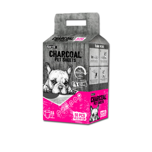 Kit Cat Absorb Plus Charcoal 45x60cm Pet Sheets – Tails Pet Centre