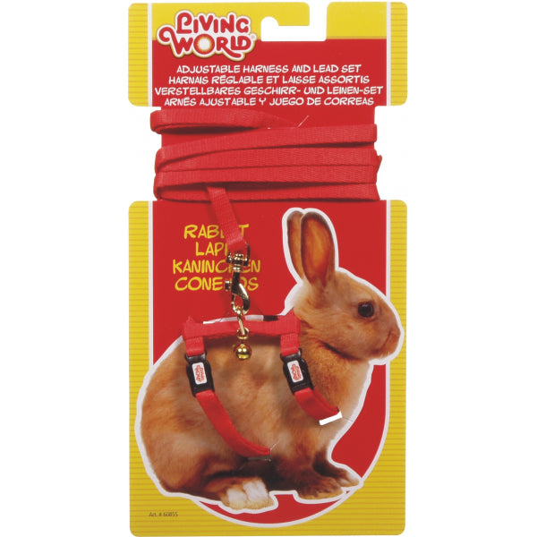 Living World Rabbit Harness & Lead Set