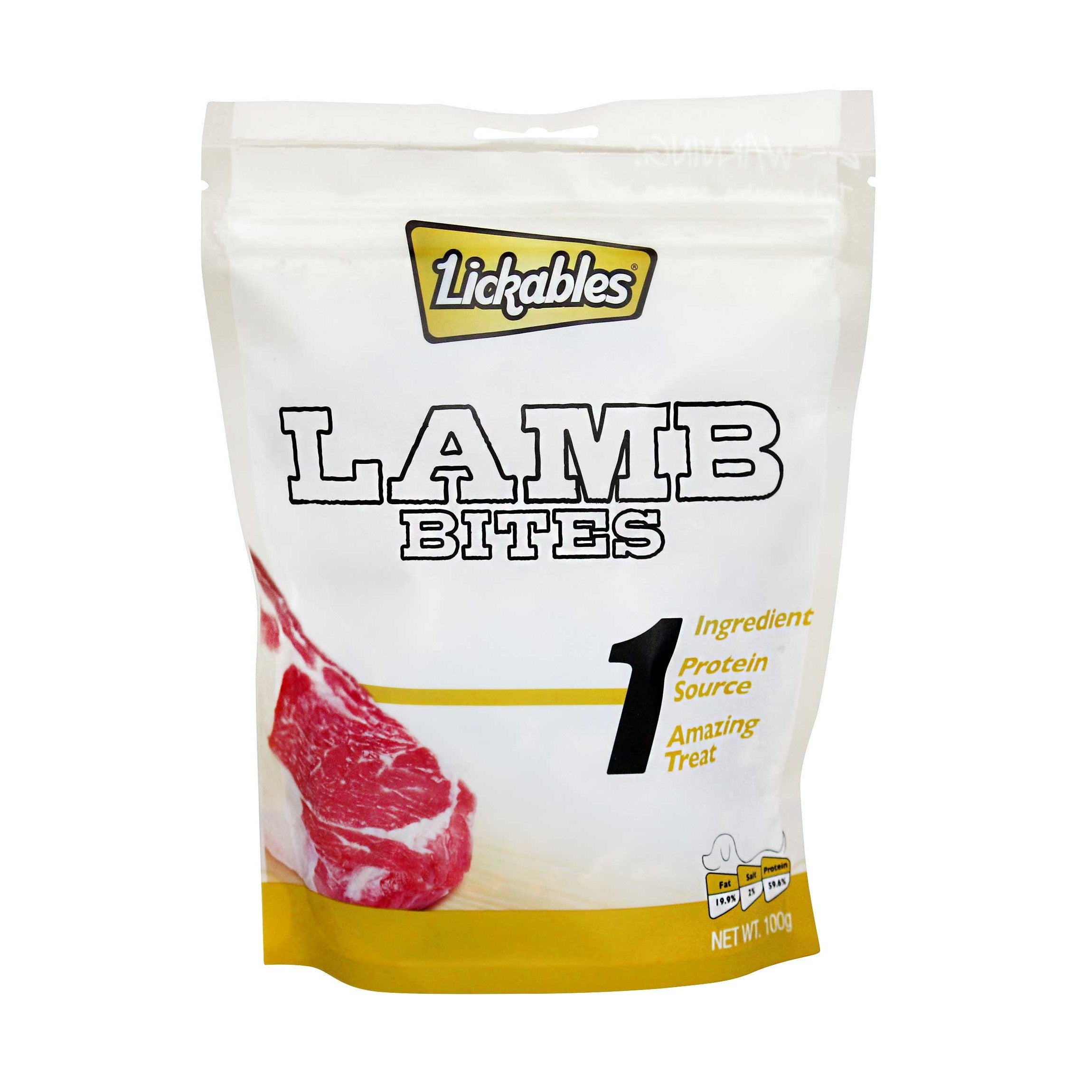 Lickables Lamb Bites 100g