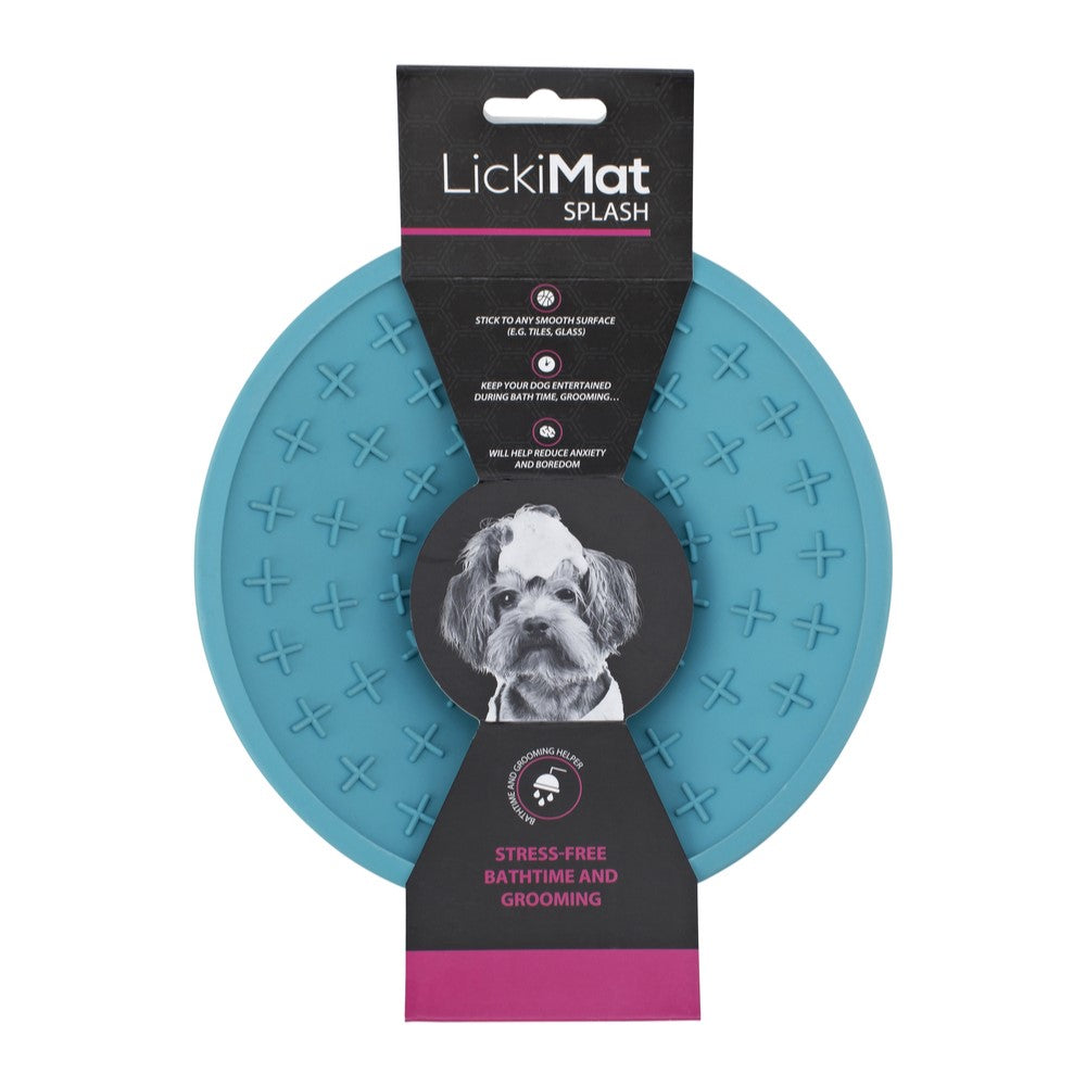 LickiMat Splash Slow Food Bowl Blue