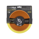 LickiMat Wobble Slow Food Bowl Orange