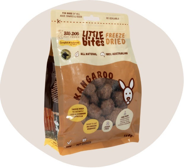 Big Dog Little Bites Kangaroo 160g