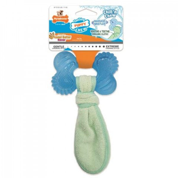 Nylabone Puppy Freeze Bone & Cloth