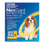 Nexgard Spectra 3.6-7.5kg Yellow