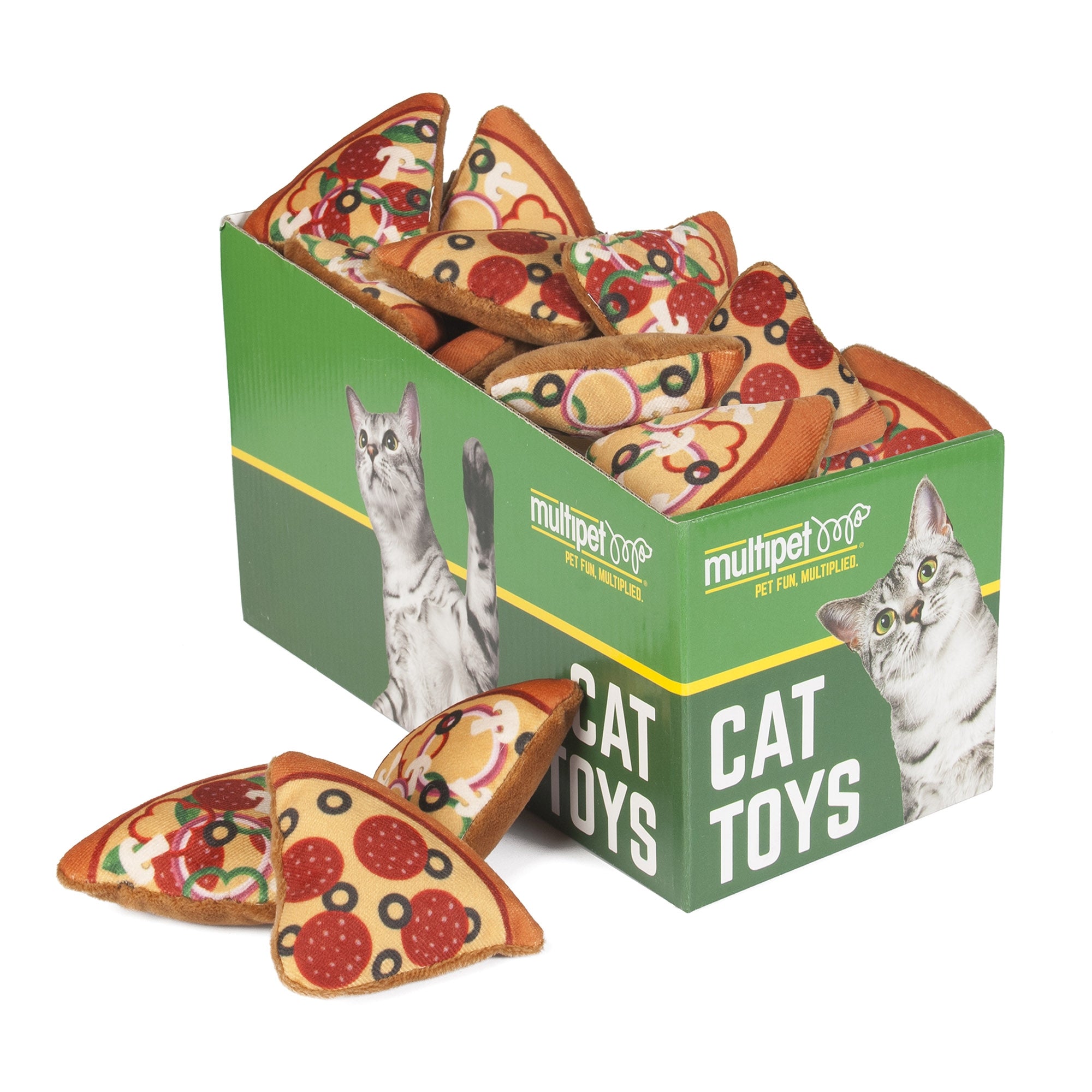 Multipet Pizza Cat Toy