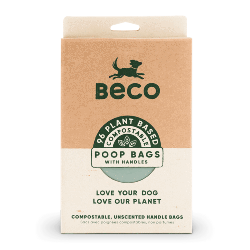 BECO Eco Poop Bags with Handles 120pk