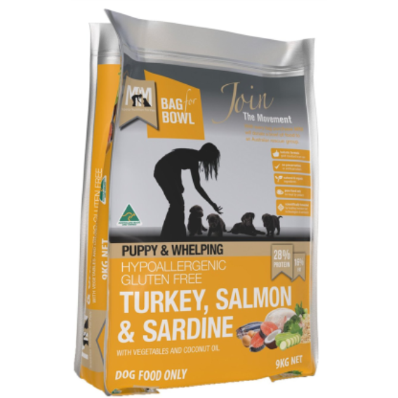 Meals for Mutts Puppy Turkey Salmon & Sardine 2.5-20kg