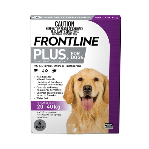 Frontline Plus Dogs 20-40kg