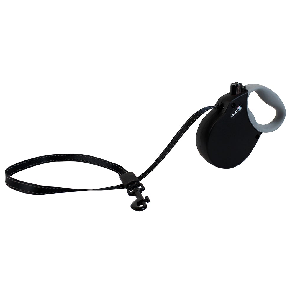 Alcott Retractable Tape Leash 6.5m Black