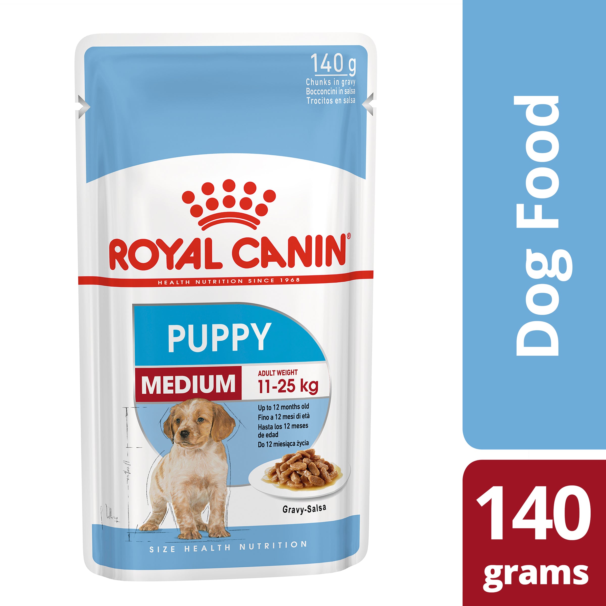 Royal Canin Medium Puppy in Gravy 140g