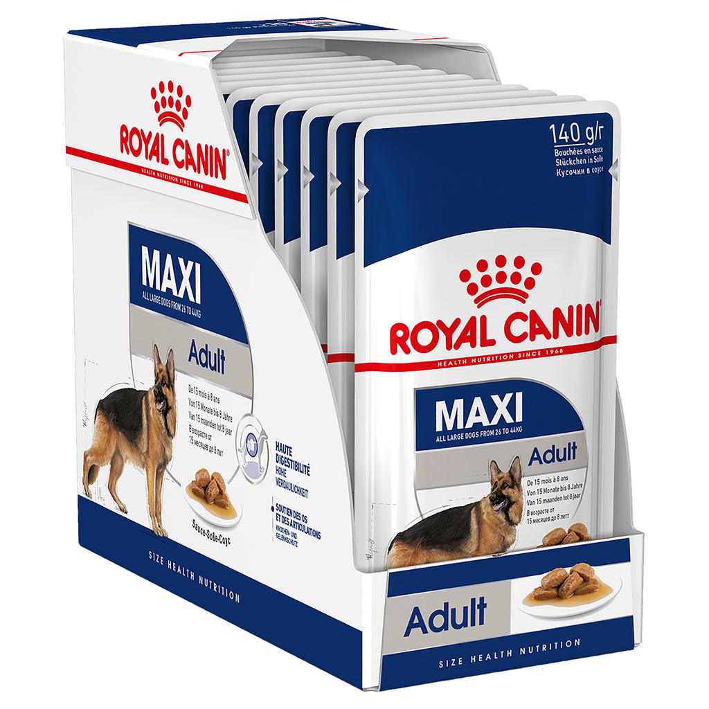 Royal Canin Maxi Adult in Gravy 140g